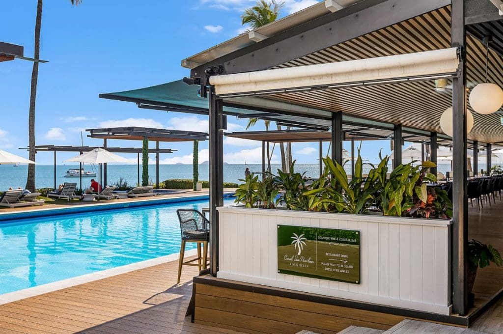 Coral Sea Pavilion Airlie Beach restaurant pool