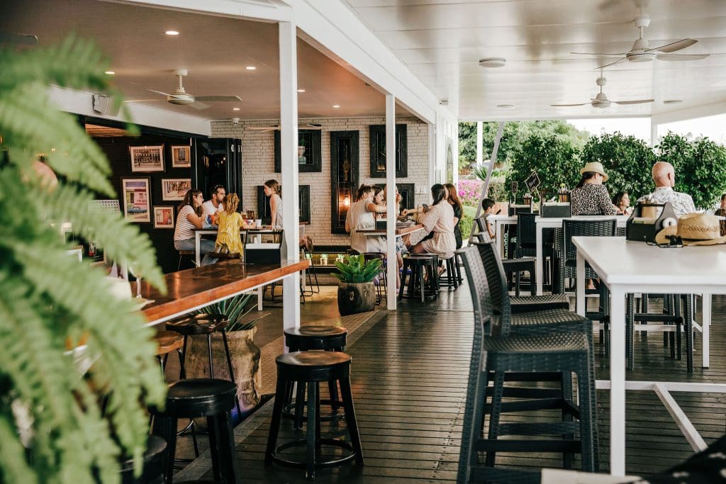 The Garden Bar Coral Sea Marina Airlie Beach resaurant